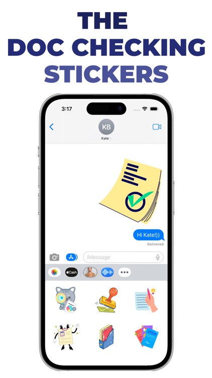 The Doc Checking stickers