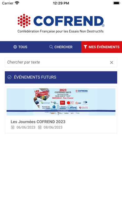 COFREND Screenshot
