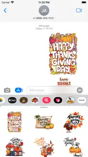 thanksgiving story stickers iphone screenshot 1