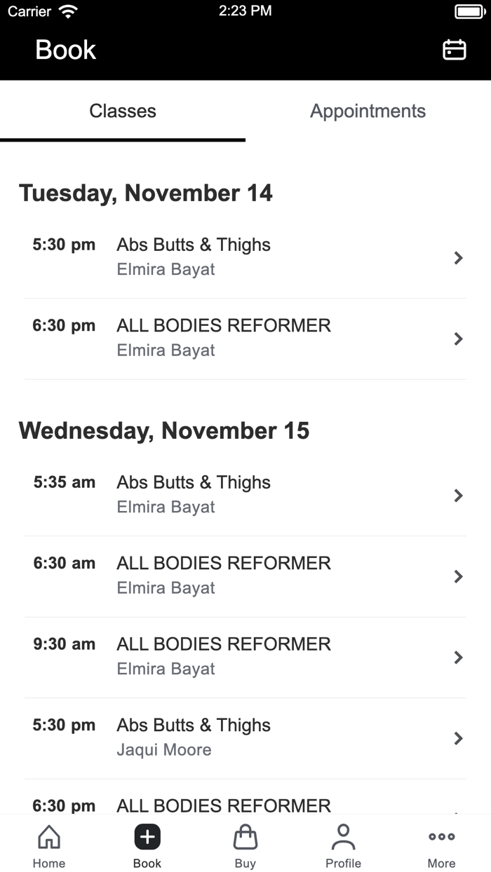 All Bodies Reformer Studio