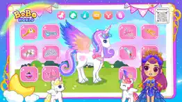 bobo world: unicorn princess iphone screenshot 2