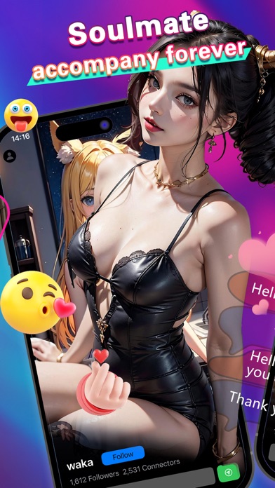 Wake:  Soulmate AI Girlfriend Screenshot