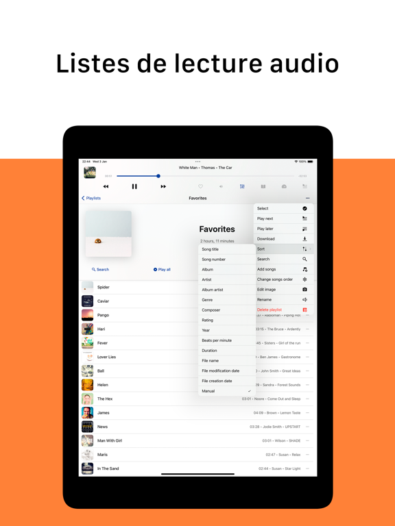 Screenshot #6 pour YaPlayer: lecteur de musique