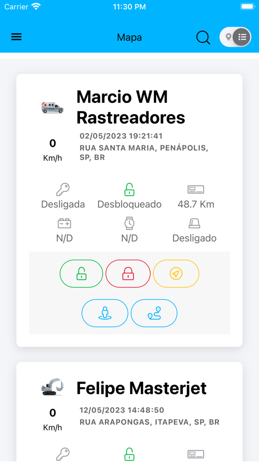 #5. Lalmeida Tracker (iOS) 由: Azul Tecnologia