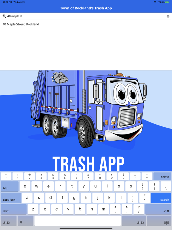 Screenshot #5 pour Town of Rockland's Trash App