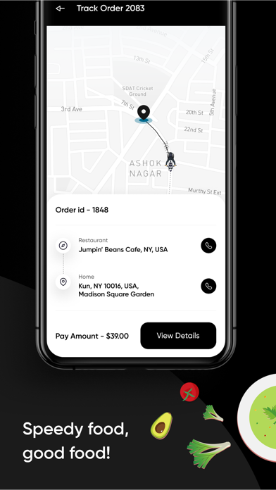 Online Food Delivery: Customer Screenshot