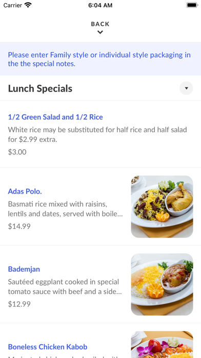Hatam Restaurant Screenshot