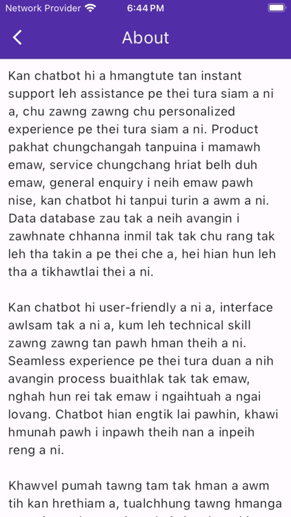 Hriatna Mizo Chatbot screenshot-8