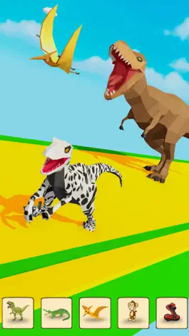 Game screenshot Dino Transform Smash Rush Run mod apk