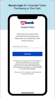 u.s. bank access® onlinemobile iphone screenshot 1