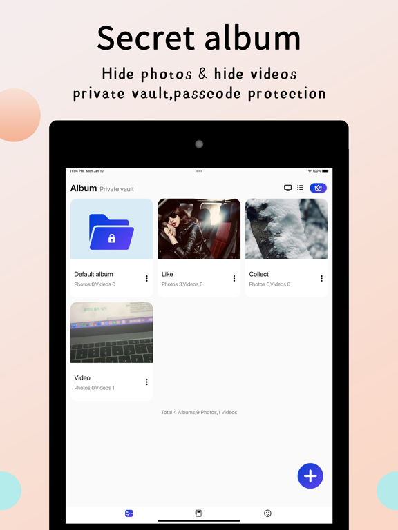 Secret album - lock photos