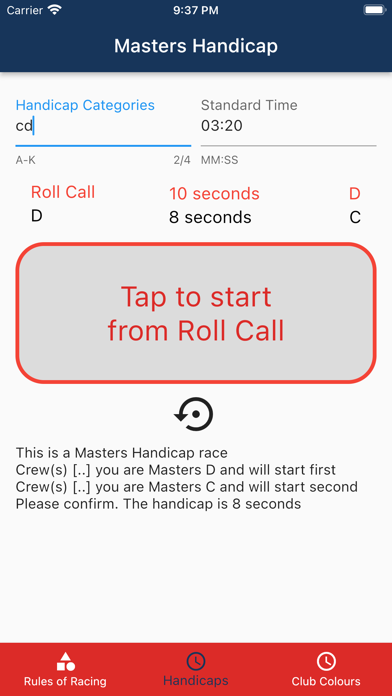British Rowing Rules of Racing Screenshot