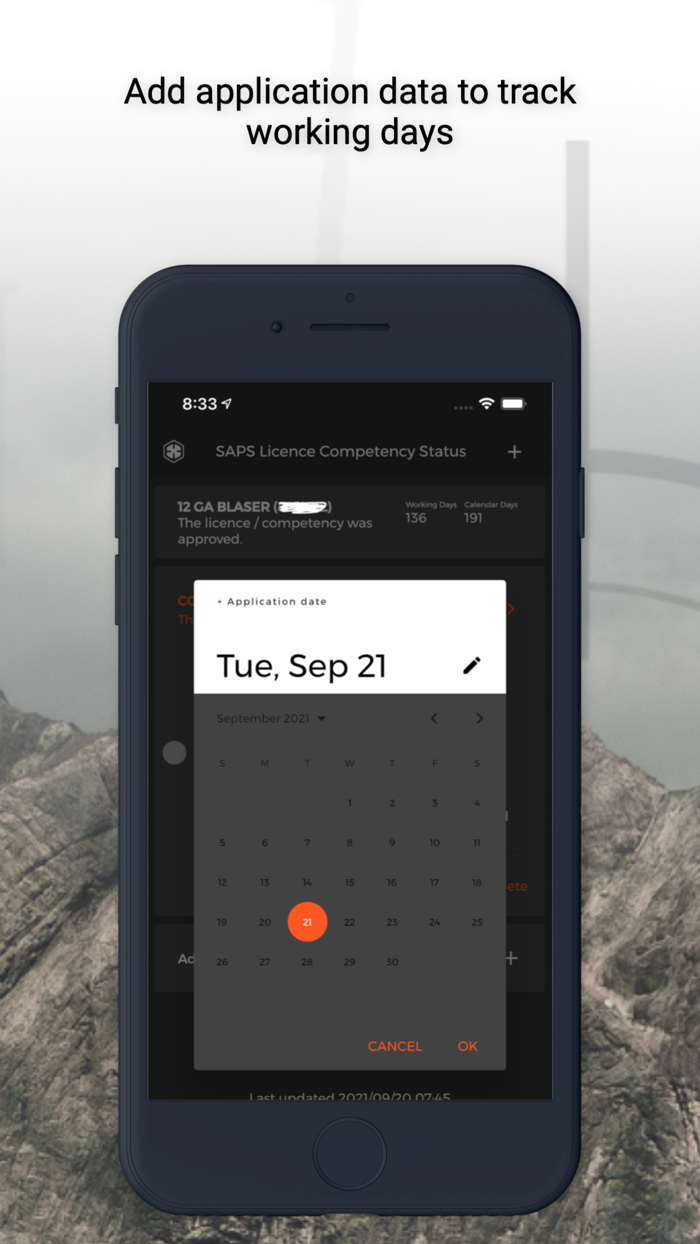 SAPS Licence Competency Status