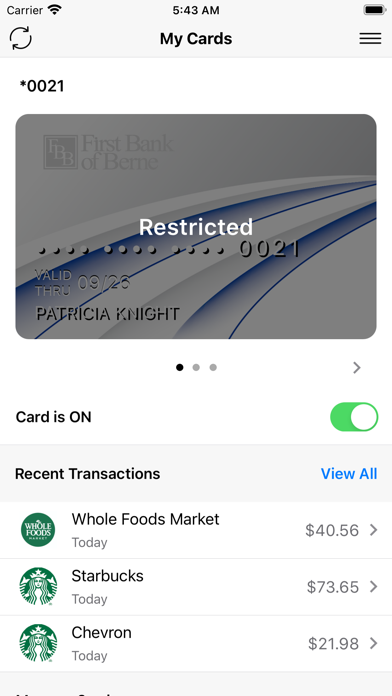 FBB Card Guard Screenshot