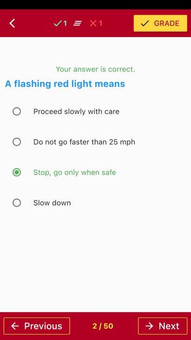 Georgia Basic Driving Test Screenshot
