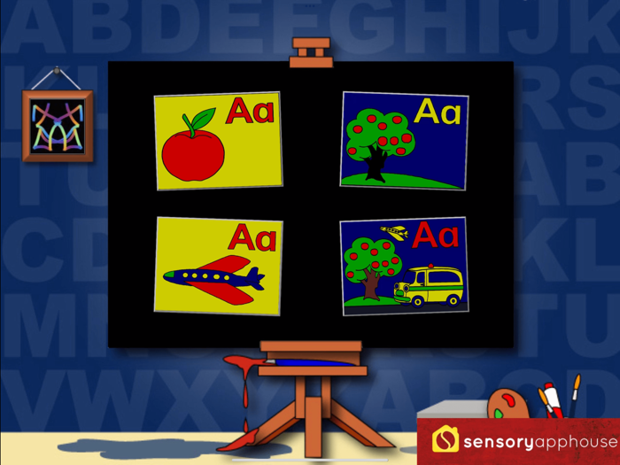 Sensory Alphabet Paint