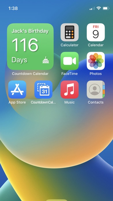 Countdown Calendar Widgets Screenshot