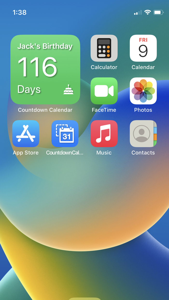 Countdown Calendar Widgets