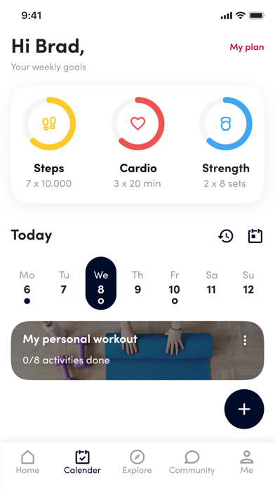 2020 Fitness Screenshot