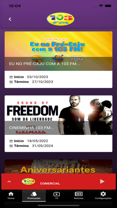 103 FM-Aracaju Screenshot