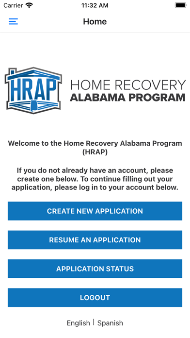 Alabama Home Recovery Screenshot