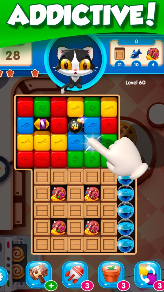 #6. Kitten Cube Blast (iOS) โดย: One Up Games Studio
