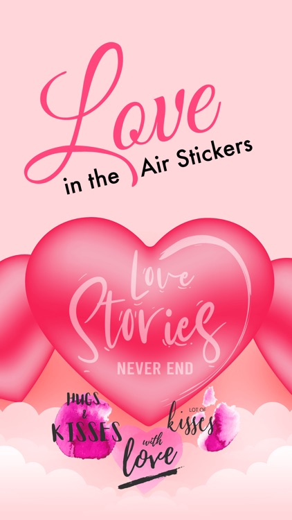 Love in Air Stickers
