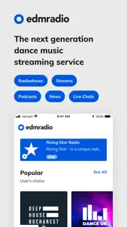 edmradio - dance music app iphone screenshot 1