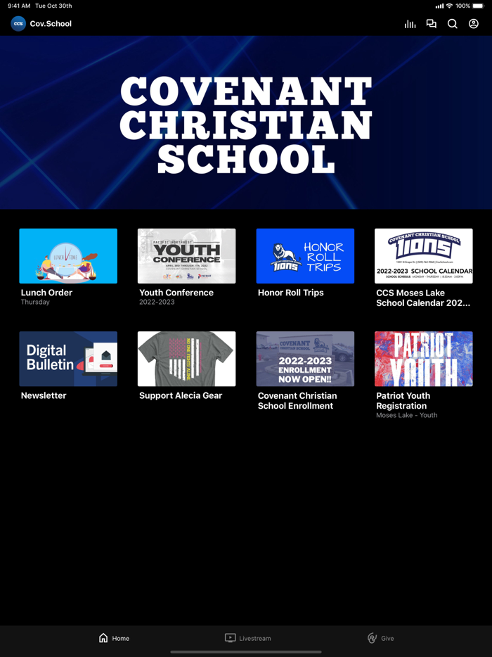 Covenant Christian Sch
