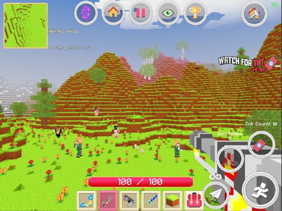 Screenshot #6 pour Candy World: Craft & Build