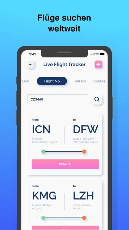 Live-Flugverfolgung screenshot 4 of 6