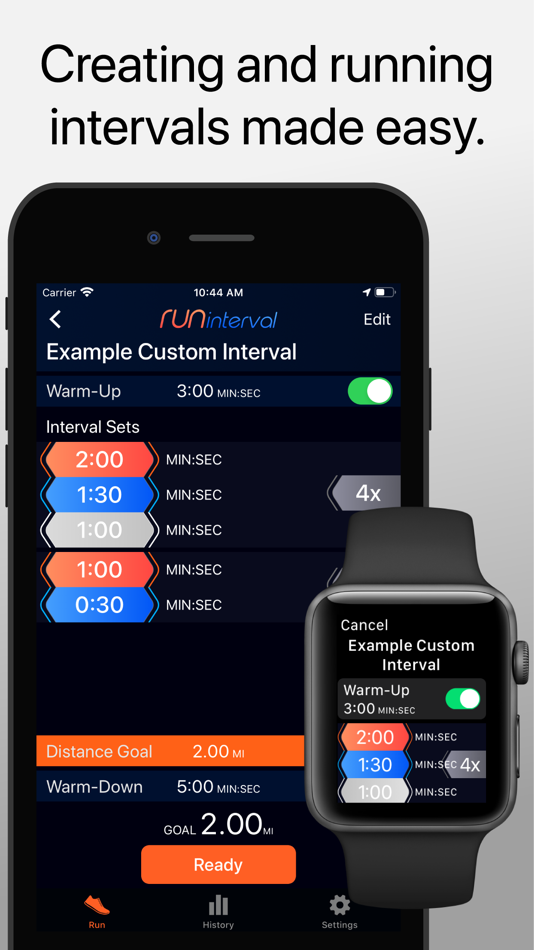 RUN interval - Running Timer - 5.4 - (iOS)