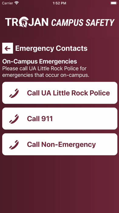Trojan Campus Safety Screenshot