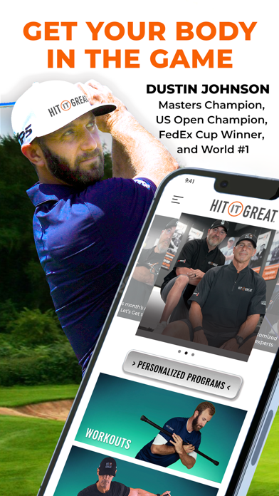 Golf Fitness by HIT IT GREAT® Screenshot