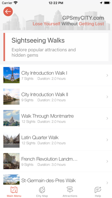 GPSmyCity: Walks in 1K+ Cities Screenshot