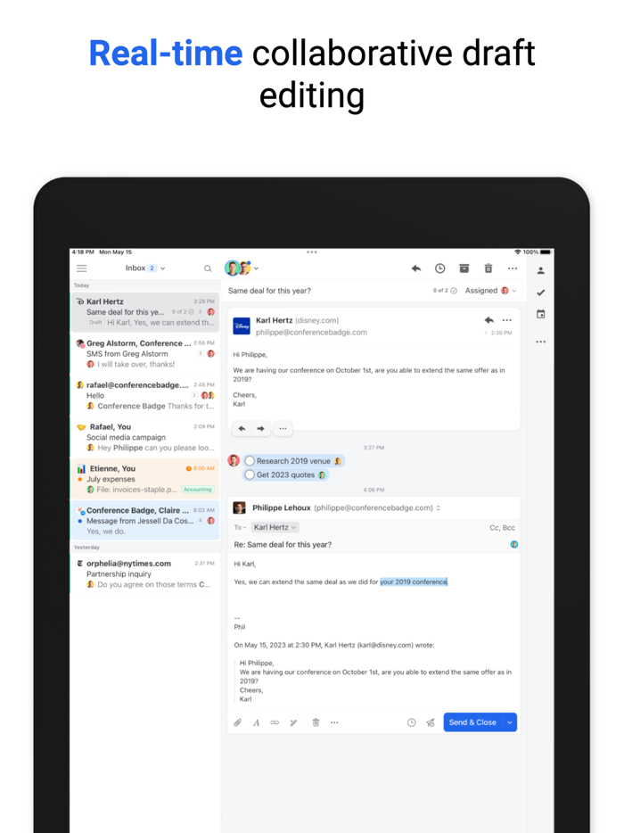 Missive - Email Chat and Tasks