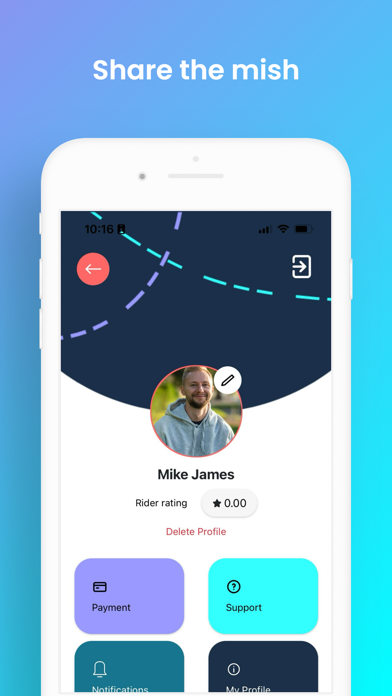 Mish - Carpooling Screenshot