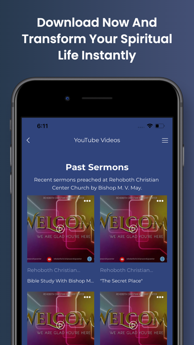 Rehoboth Christian Center Screenshot