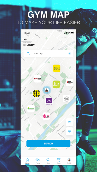 CairoGymsApp Screenshot