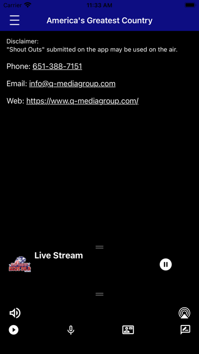 Bluff Country KCUE Screenshot