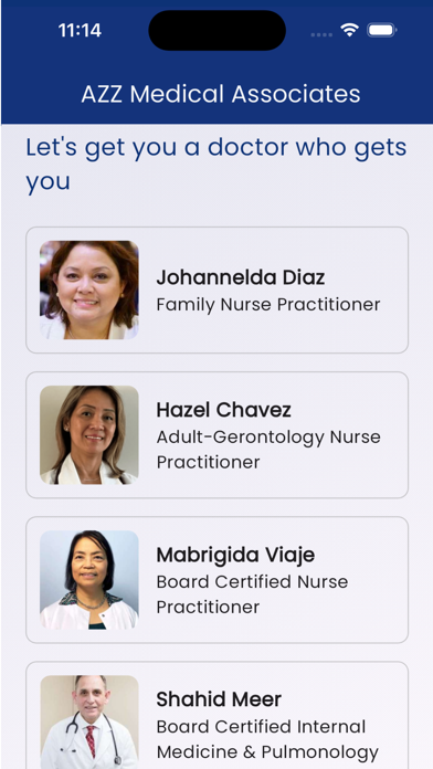Azz Medical Associtaes Screenshot 2 - AppWisp.com Azz Medical Associtaes Screenshot 2 - AppWisp.com