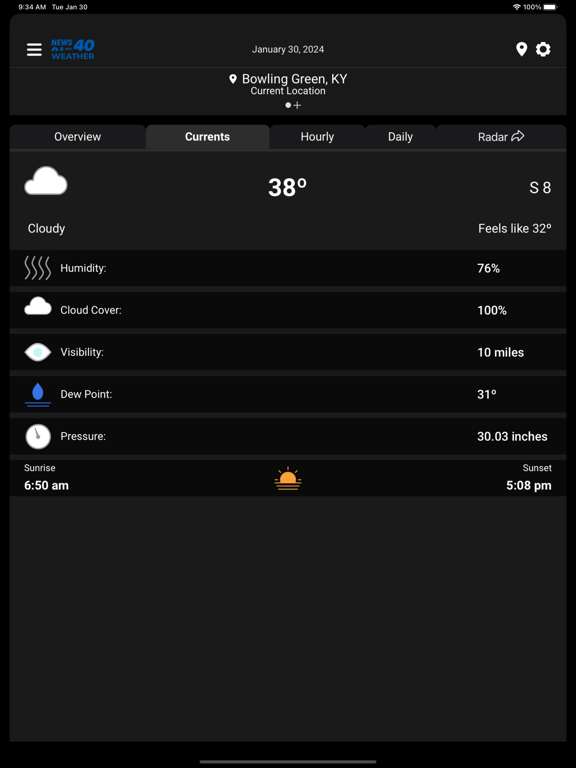 App screenshot