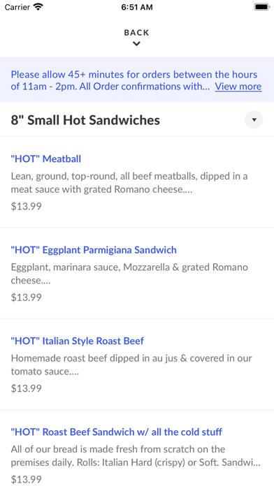 Italia Deli Screenshot