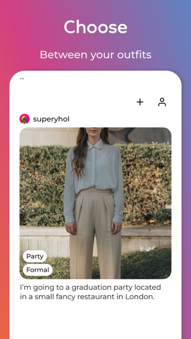 Choiced - The perfect outfit Screenshot