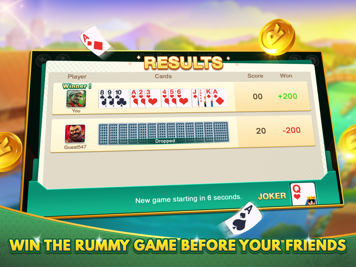 Rummy Multiplayer - 13 Cards