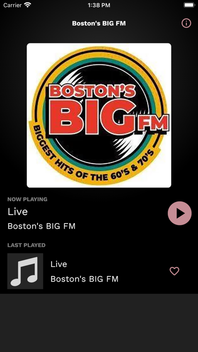 Boston's BIG FM Screenshot