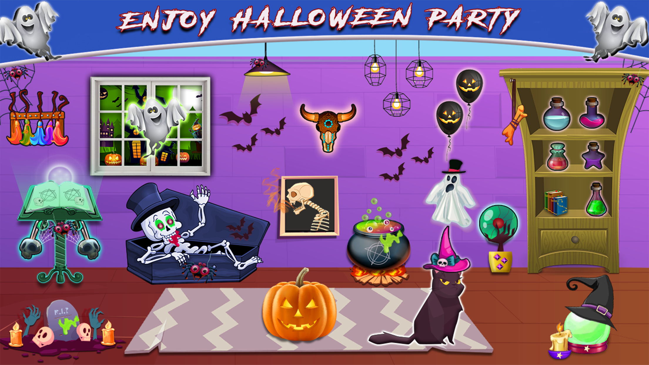 Scary Halloween Party Night