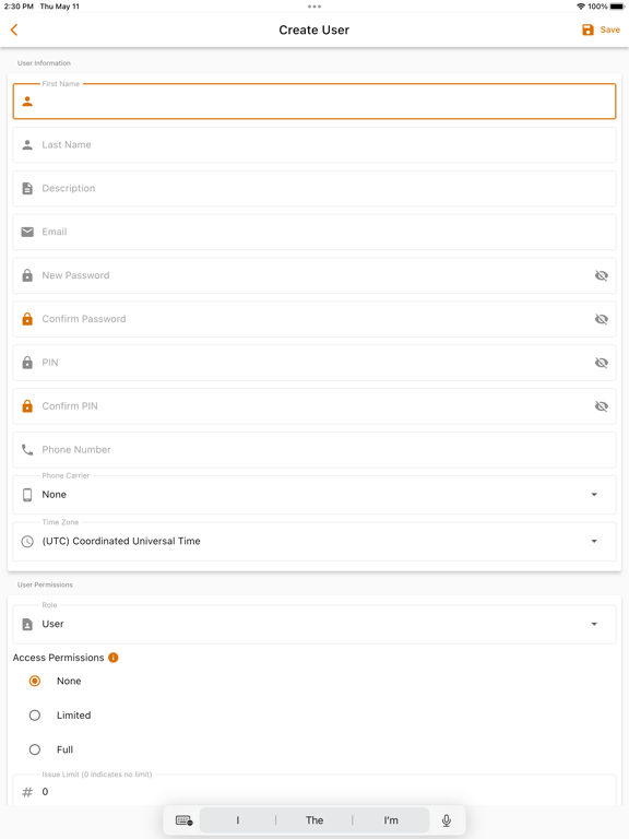 Traka GO iPad screenshot 7 - Productivity app