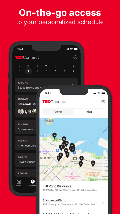 TEDConnect Screenshot