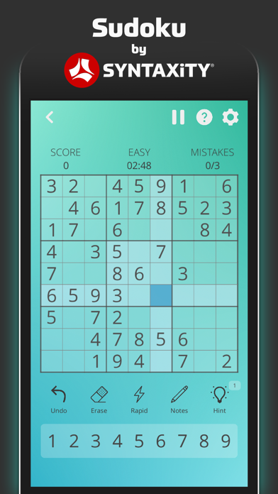 Sudoku by SYNTAXiTYのおすすめ画像1